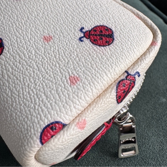 COACH | Ladybug Print Mini Cosmetic Pouch - Picture 4 of 10